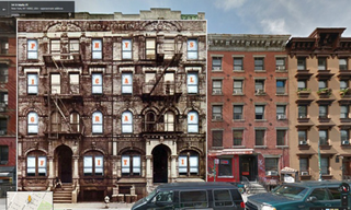 Illustration for article titled Iconic album covers merged with their real locations in Google maps